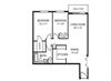 2 Bed 1 Bath w/Patio